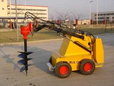 小型滑移挖坑機，小挖坑機